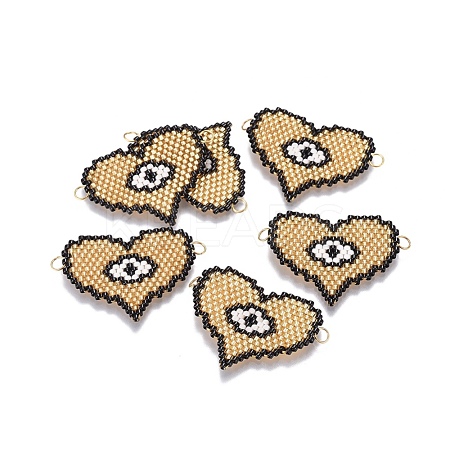 MIYUKI & TOHO Handmade Japanese Seed Beads Links SEED-A029-EB04-1