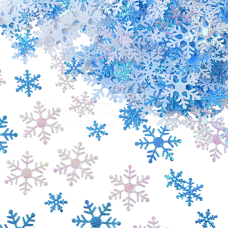 6 Bags 3 Styles 2 Colors Plastic Confetti DIY-SC0031-48B-1