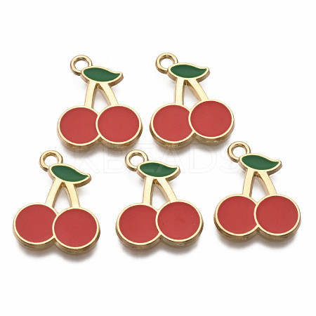 Alloy Enamel Pendants ENAM-T011-105-NR-1