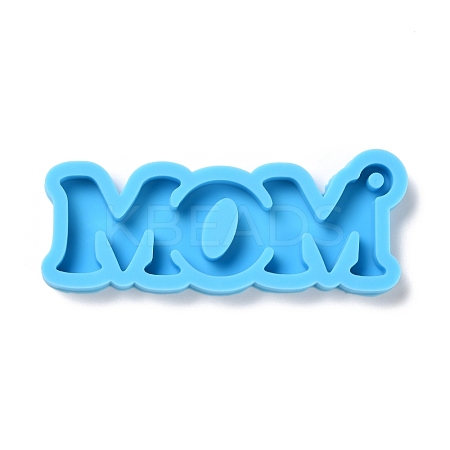 Mother's Day Theme DIY Pendant Silicone Molds DIY-P053-05-1