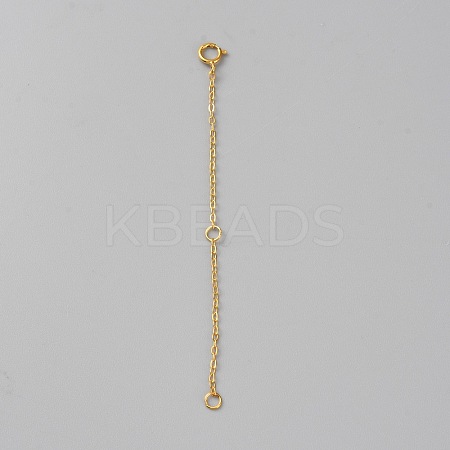 925 Sterling Silver Cable Chain Extender FIND-WH0420-02A-G-1