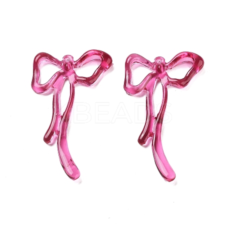 Transparent Acrylic Pendants OACR-M014-03A-02-1