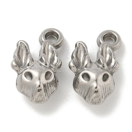Anti-Tarnish 304 Stainless Steel Pendants STAS-Q334-50P-1