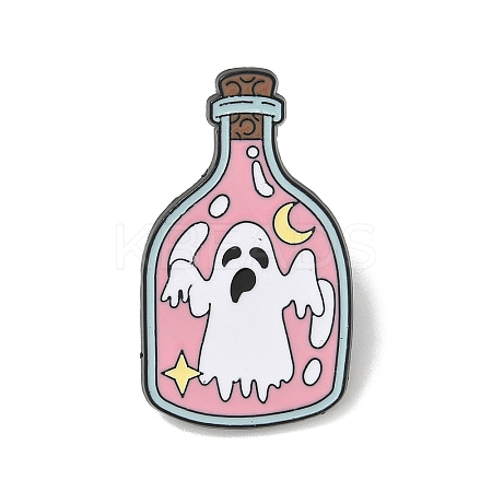 Hallowmas Ghost Enamel Lapel Pin Backs LS-JEWB-K018-33B-EB-1