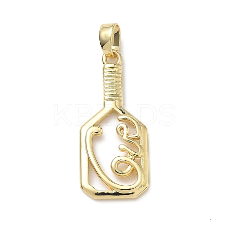 Brass Pendants KK-C156-17G-1