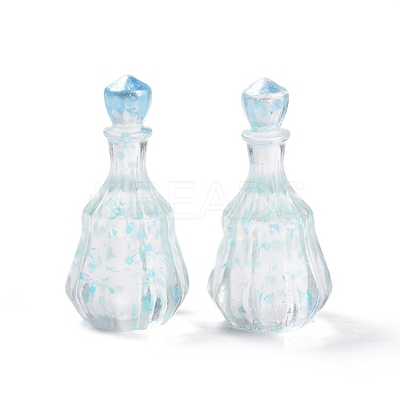 Dummy Bottle Transparent Resin Cabochon LS-RESI-E025-06C-1