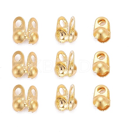 304 Stainless Steel Bead Tips X-STAS-R063-19-G-1