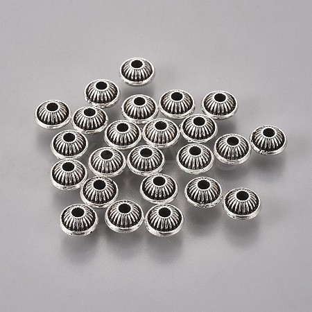 Tibetan Style Alloy Spacer Beads LF8340Y-1