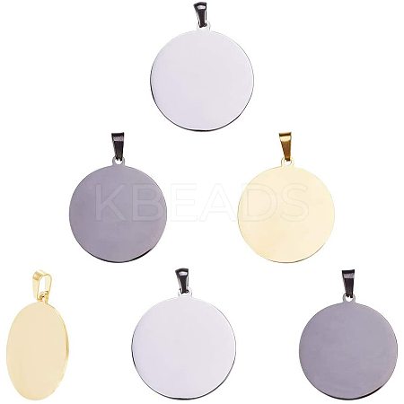 304 Stainless Steel Pendants STAS-PH0018-72-1