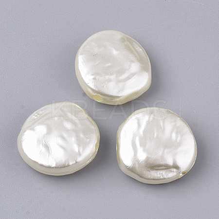 ABS Plastic Imitation Pearl Beads OACR-T022-04-1