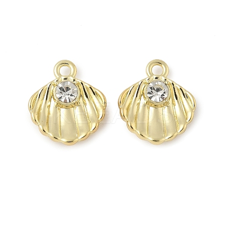 Alloy Rhinestone Pendants PALLOY-F316-02C-G-1