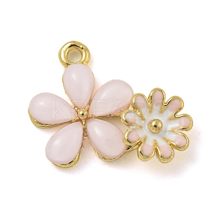 Rack Plating Alloy Enamel Pendants FIND-M033-08A-03-1