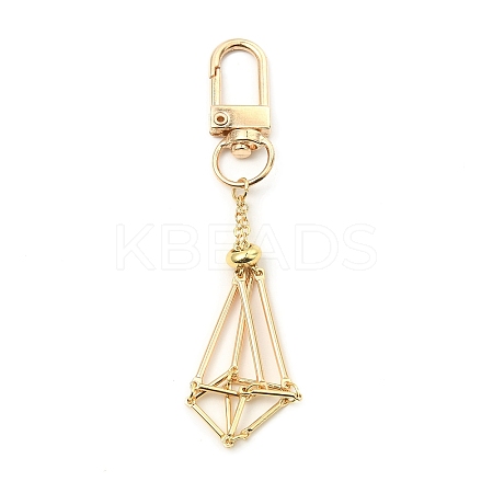 Brass Pouch Empty Stone Holder for Keychain KEYC-TA00025-01-1