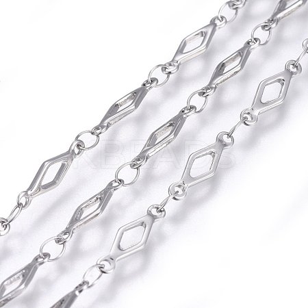 304 Stainless Steel Link Chains STAS-P219-36-1