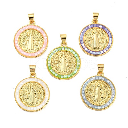 Brass Charms KK-B059-50G-01-1