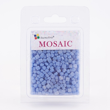 Glass Mosaic Tiles Cabochons GLAA-G072-04H-1
