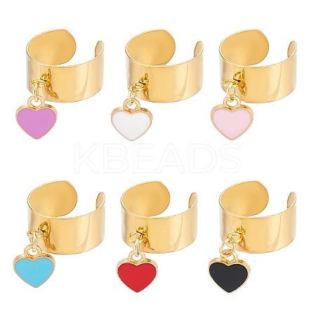 304 Stainless Steel Open Cuff Rings RJEW-UN00018-1