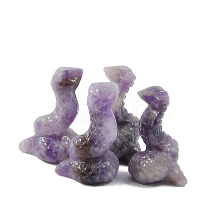 Natural Amethyst Sculpture Display Decorations G-PW0004-37I-1