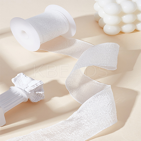 5 Yards Cotton Organza Ribbons SRIB-LP0001-04C-1