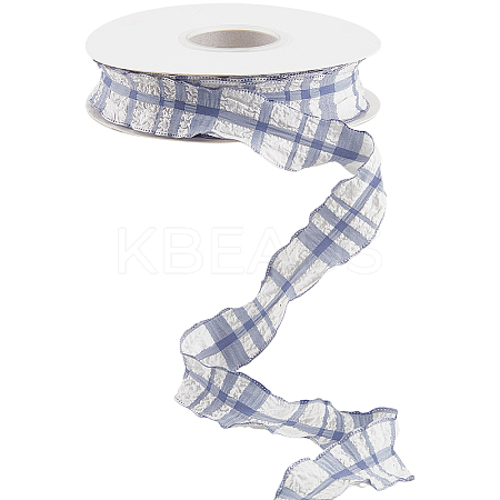 Cloth Plaid Ribbon OCOR-WH20071-001F-1