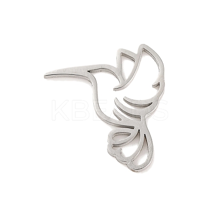 Non-Tarnish 304 Stainless Steel Open Back Bezel Pendants STAS-Z069-06P-1