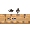 Brass Magnetic Clasps KK-TA0007-34B-6