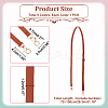 5Pcs 5 Colors PU Imitation Leather Adjustable Bag Straps FIND-WR0009-77B-2