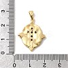 Brass Micro Pave Cubic Zirconia Pendants KK-H089-33G-02-3