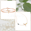 50Pcs Alloy Jet and Crystal Rhinestone Connector Charms FIND-DC0002-57-6