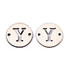 Unfinished Natural Poplar Wood Links Connectors WOOD-S045-140B-01Y-2