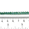 Electroplate Transparent Glass Beads Strands EGLA-A035-T4mm-L18-4
