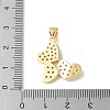 Brass Micro Pave Cubic Zirconia Pendants KK-A252-33G-02-3
