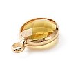 Faceted Glass Pendants KK-WH0046-59G-11-2