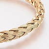 304 Stainless Steel Cuff Bangles Torque Bangles BJEW-H570-27-4