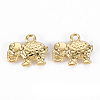 Rack Plating Alloy Pendants Rhinestone Settings PALLOY-N155-97-RS-1