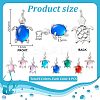 32Pcs 8 Colors Alloy Pendants FIND-PH0021-93-2