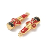 304 Stainless Steel Enamel Pendants STAS-I346-06G-02B-2