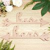 His and Hers Arrow Chair Signs Banner DIY-WH0157-34-4