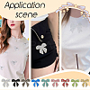 9Pcs 9 Colors Bowknot Hotfix Rhinestone (Hot Melt Adhesive On The Back) DIY-FG0006-12-6