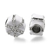 Rack Plating Alloy Enamel European Beads FIND-H005-20P-01-1