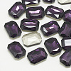 Pointed Back Glass Rhinestone Cabochons RGLA-T079-10x14mm-16-1