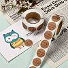 Self-Adhesive Kraft Paper Gift Tag Stickers LS-DIY-G013-A01-5