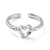 Brass Open Cuff Rings for Women LS-RJEW-A028-02P-2
