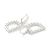 Brass+Cubic Zirconia Pendants ZIRC-J039-18P-D-2