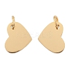 Ion Plating(IP) 304 Stainless Steel Stamping Blank Tag Charms STAS-I311-19G-1