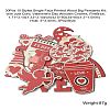 30Pcs 10 Styles Single Face Printed Wood Big Pendants Kit WOOD-CJC0011-11-9