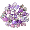 Alloy Rhinestone/Resin European Beads MPDL-SC0001-11C-1