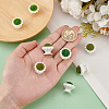 8Pcs 4 Styles Resin Simulated Flower Bed AJEW-GO0001-71-4