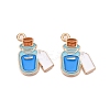 Halloween Theme Alloy Enamel Pendants ENAM-T020-07J-2