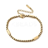 304 Stainless Steel Box Bracelets for Women LS-BJEW-D407-03G-2
